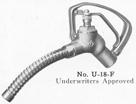 Milwaukee Valve No. U-18 Gas Pump Nozzle